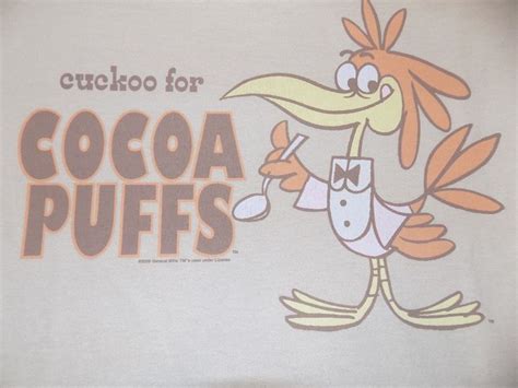 Cocoa Puffs Cuckoo For Cocoa Puffs T Shirt Size Large Beige Cocoa