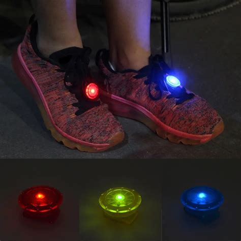 Outdoor Novelty Flashing Led Shoe Clip Light Night Running Walking