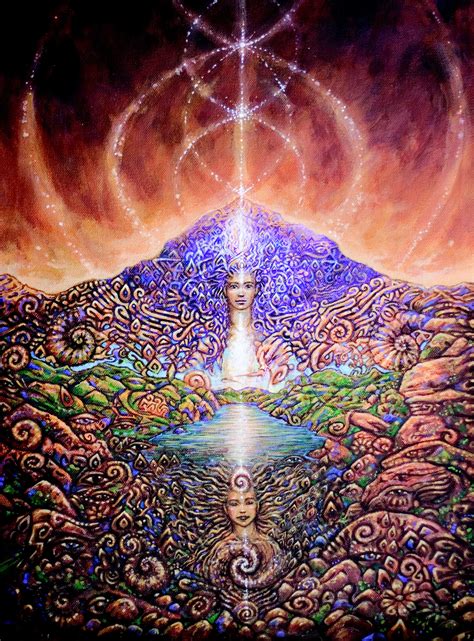 Yin Yang Heaven Earth Divine Masculine Divine Feminine Kundalini Spiritual Art Visionary