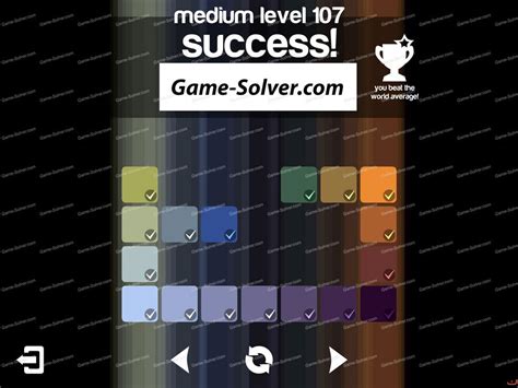 Blendoku Medium Pack Level 107 Game Solver