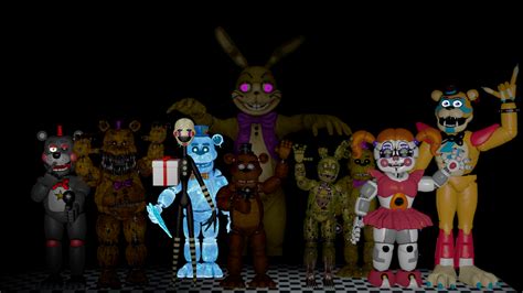 Sfm Fnaf The Mains Remastered By Mauricio2006 On Deviantart