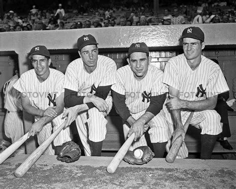 New York Yankees Photo Picture 1950 All Stars Joe Dimaggio Etsy
