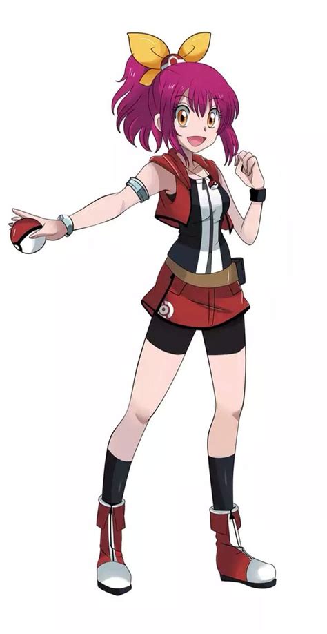 Pokemon Female Trainer Personagens Pokemon Oc Pokemon Pokémon Rpg