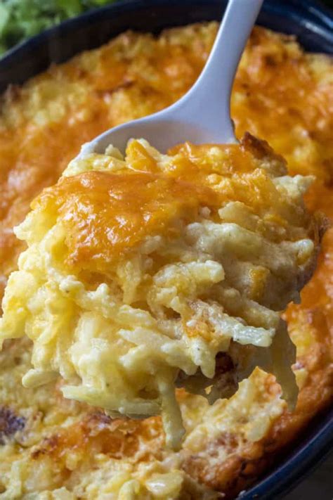 Cheesy Hashbrown Casserole Cracker Barrel Copycat A Wicked Whisk