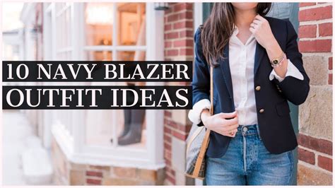 10 Navy Blazer Outfit Ideas How To Wear A Navy Blazer Youtube