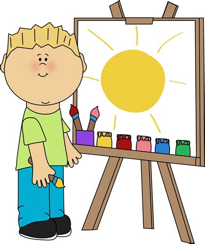 Kids Painting Clipart Free Download On Clipartmag