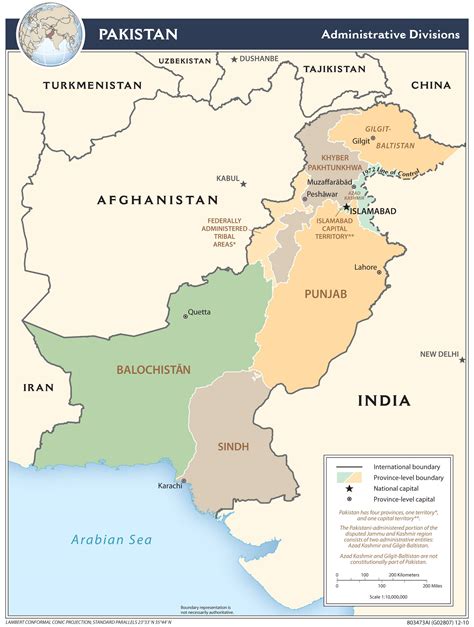 Carte Du Pakistan Plusieurs Carte Du Pays En Asie
