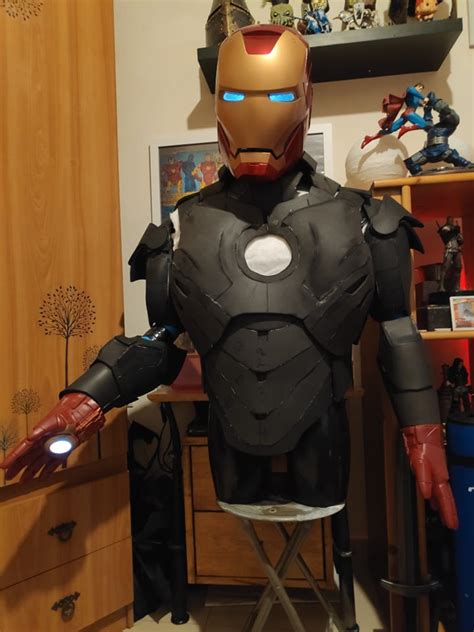 My First Iron Man Build Wip Eva Foam Rpf Costume And Prop Maker