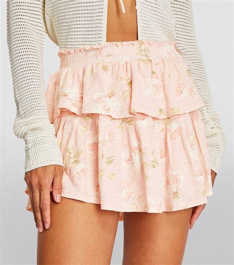 Loveshackfancy Ruffle Mini Skirt Harrods Us