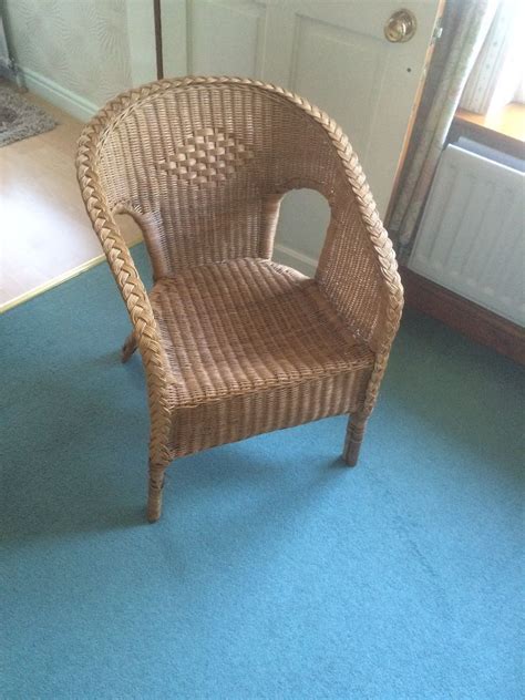 Basket Weave Chair In Excellent Condition In Hartlepool County