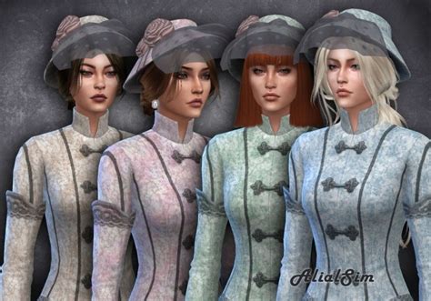 Victorian Lace Dress And Hat At Alial Sim Sims 4 Updates