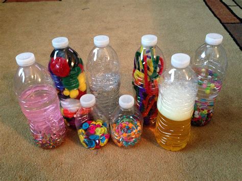 10 simple sensory activities for babies | diy baby entertainment as a teacher i'm always looking for ways to support my baby's. DIY baby/toddler toys: Sensory Bottles and Treasure Baskets | Sensory bottles, Treasure basket ...