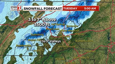 Several Inches Of Snow Expected In Wnc Mountains
