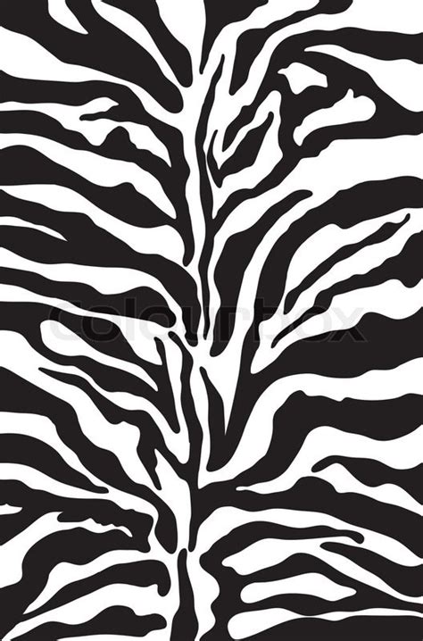 Zebra Print Background Pattern Stock Vector Colourbox