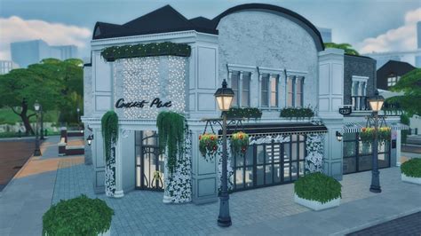 The Sims 4 Speed Build Fashion Boutique Строительство Модный
