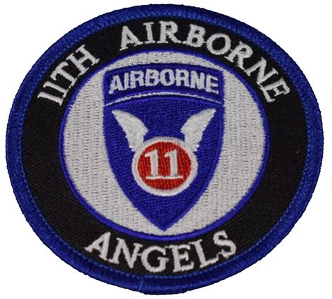 Us Army Eleventh 11th Airborne Division Abd Jump Wings Patch Angels Air