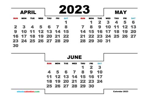 Free Printable Quarterly Calendar 2023 Printable World Holiday