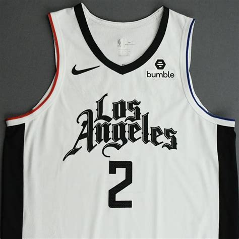 La clippers nike association jersey. Kawhi Leonard - Los Angeles Clippers - Game-Worn City ...