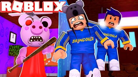 Joguei Roblox Piggy Pela Primeira Vez Com O Marcos Brancoala Games