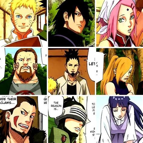 Naruto Teams Grown Up Naruto New Generation Sakura And