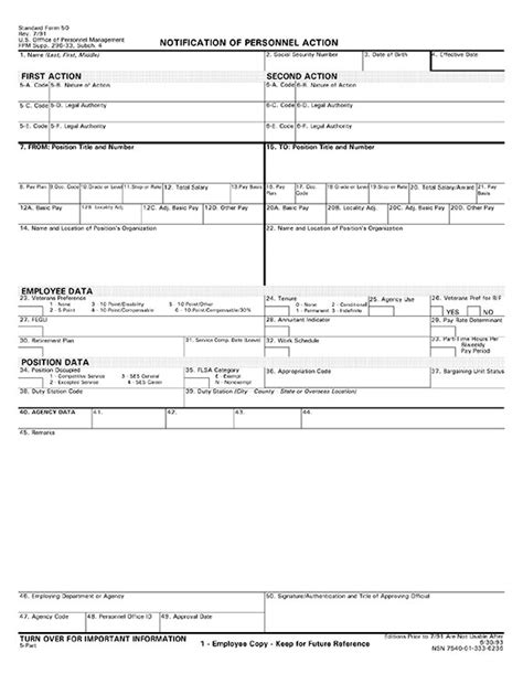 Sf 50 Form Fillable Online Printable Forms Free Online