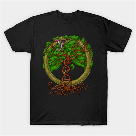 Dna Tree Of Life Ouroboros Tree Of Life T Shirt Teepublic