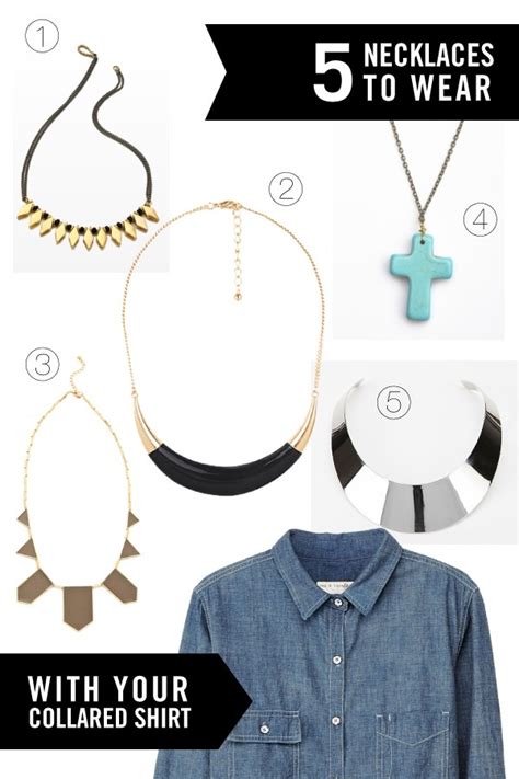 5 Necklaces To Wear With A Collared Shirt Beaded Jewelry Diy Diy
