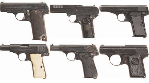 Six Semi Automatic Pistols Rock Island Auction