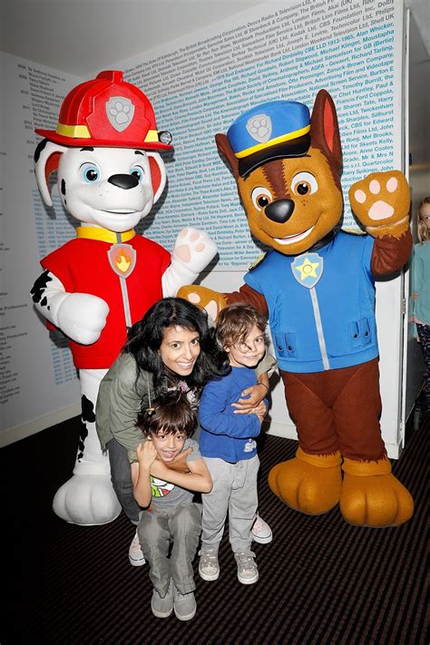 Nickalive Celebrities And Their Families Join Paw Patrol At Bafta