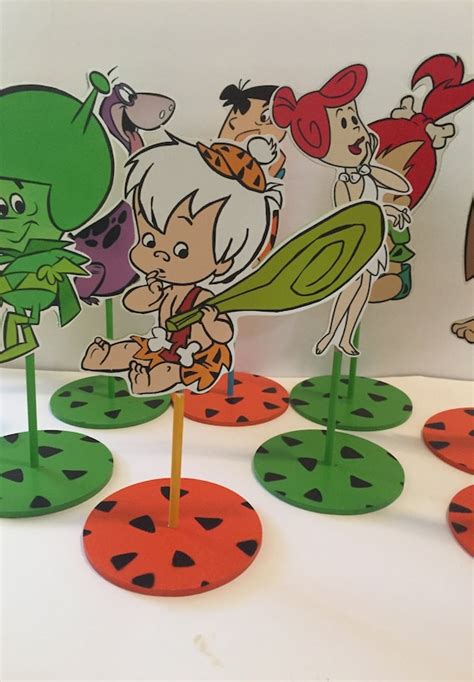 Bam Bam And Pebbles Meet The Flintstones Inspired Birthday Etsy