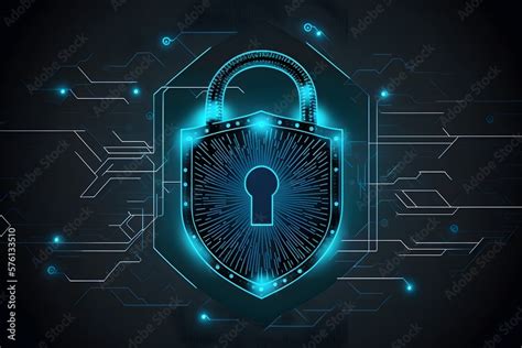 Wallpaper Illustration And Background Of Cyber Security Data Protection