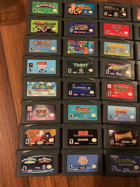 Nintendo Gameboy Advance Gba Games All Authentic Pick And Etsy Canada