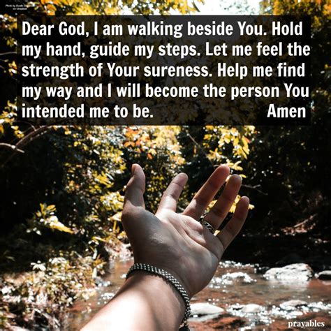 Prayer God Beside Me Prayables