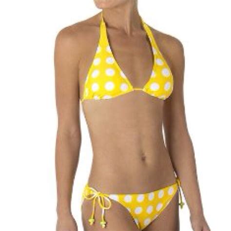 Itsy Bitsy Teenie Weenie Yellow Polka Dot Bikinis Yellow Polka Dot Bikini Polka Dot Bikini