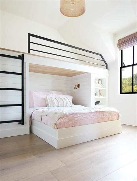 Increase functionality by adding under bed trundle or storage drawers. Built-in Bunk Bed Reveal - Plank and Pillow