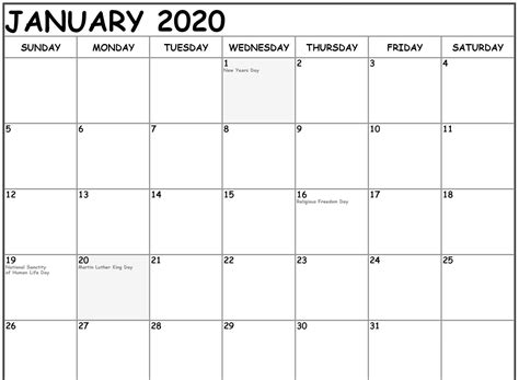 Editable 2021 Free Calendar Template 2021 January 2021 Printable