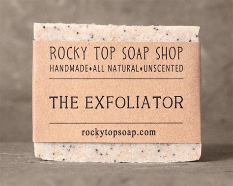 The Exfoliator Scrub Soap Exfoliating Soap Bar All Natural Etsy