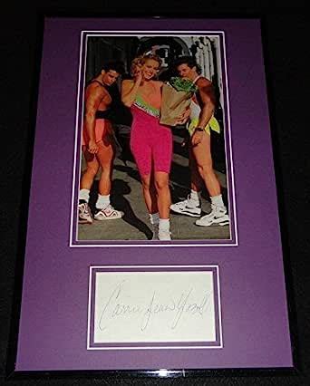Carrie Jean Yazel Signed Framed X Photo Display Movie Plaques