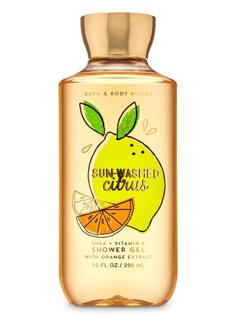 Bath And Body Works Sun Washed Citrus Shower Gel Bath And Body Works