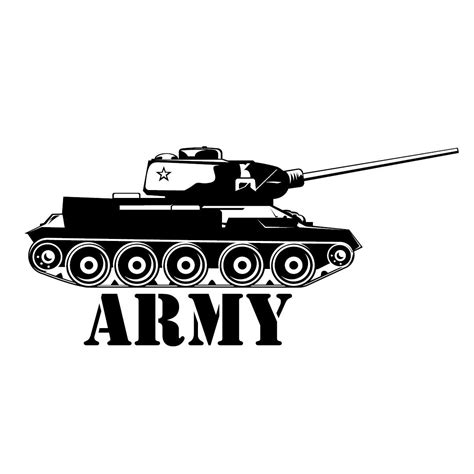 Tank Outline 2 Svg Tank Files For Cricut Png Army Eps Vector Tank