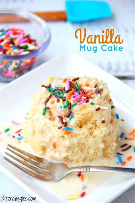 Join us as we cook up breakfast, lunch, dinner, and dessert see below ingredients and instructions for: Easy Vanilla Mug Cake - Bitz & Giggles