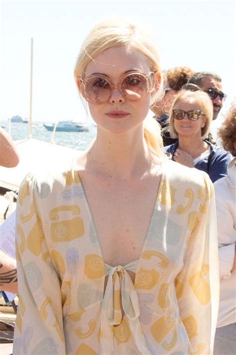 Cannes 2017 Style File Elle Fanning In Miu Miu Prada And Gucci Tom Lorenzo Long Sleeve