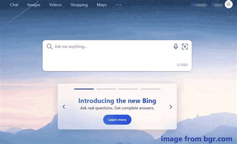 Microsoft Announces The Support To Chatgpt In Its Bing Search Engine