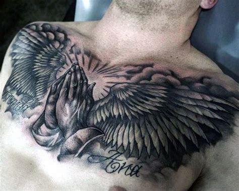 top 39 wing chest tattoo ideas [2021 inspiration guide] cool chest tattoos chest tattoo