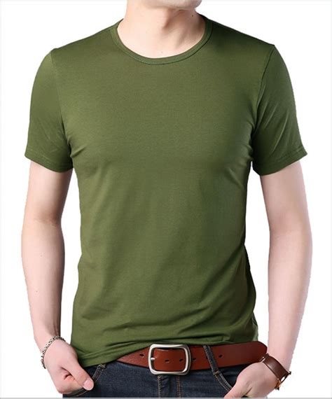 95 Cotton 5 Spandex Casual Mens T Shirt T022