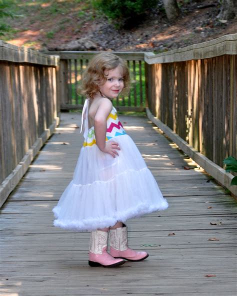 Cowgirl Pose Girl Cowboy Boots Flower Girl Dresses Girls Dresses