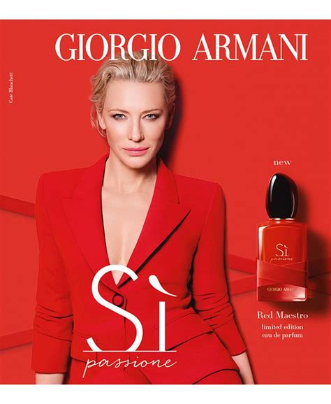 Giorgio Armani Si Passione Red Maestro Eau De Parfum Spray 34 Oz