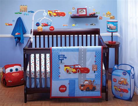 Disney Crib Bedding Set Cars Little Racer 4 Piece