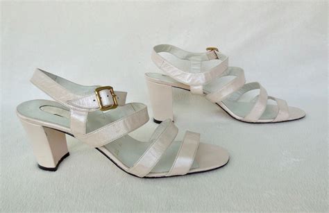 80s Strappy High Heel Sandals Light Pink High Heels Ankle Etsy