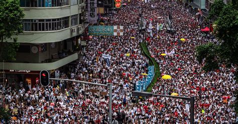 Hong Kong Protest Draws More Than One Million Organizers Say The New
